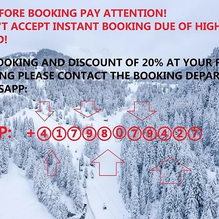 Apartment Contact Us At What App - 0041-798-079-427 To Book!! 4bedroom Penthouse In Le Chalet D'adrien *