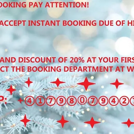 Contact Us At What App - 0041-798-079-427 To Book!! 4bedroom Penthouse In Le Chalet D'adrien شقة
